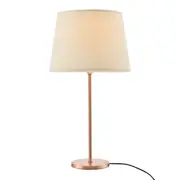 LUMINÁRIA MESA LUMI-ROUND C/CUP P - COBRE/NATURAL - Foto 2