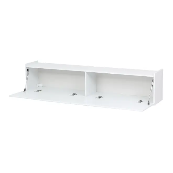 RACK SUSPENSO 2 PORTAS BASCULANTE 1,63 M X 28 CM FIT IN - BRANCO - Foto 5