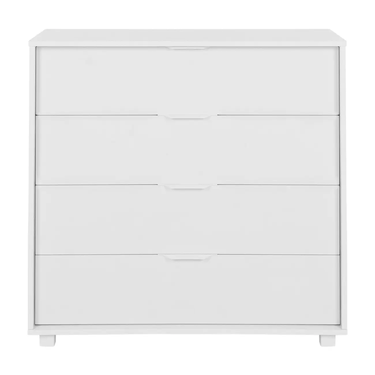 CÔMODA 4 GAVETAS 84 CM X 40 CM NORAH - BRANCO - Foto 1