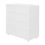 CÔMODA 4 GAVETAS 84 CM X 40 CM NORAH - BRANCO - Foto 2