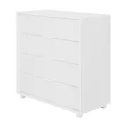 CÔMODA 4 GAVETAS 84 CM X 40 CM NORAH - BRANCO - Foto 2