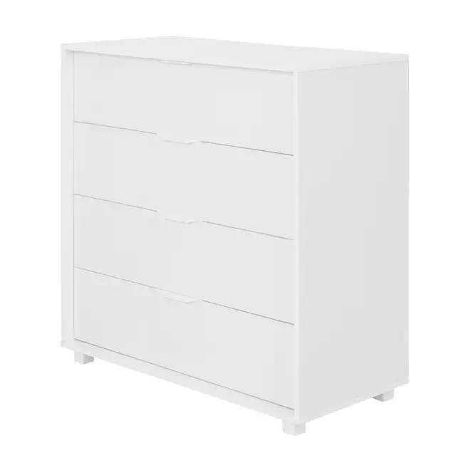 CÔMODA 4 GAVETAS 84 CM X 40 CM NORAH - BRANCO - Foto 2