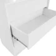 CÔMODA 4 GAVETAS 84 CM X 40 CM NORAH - BRANCO - Foto 6