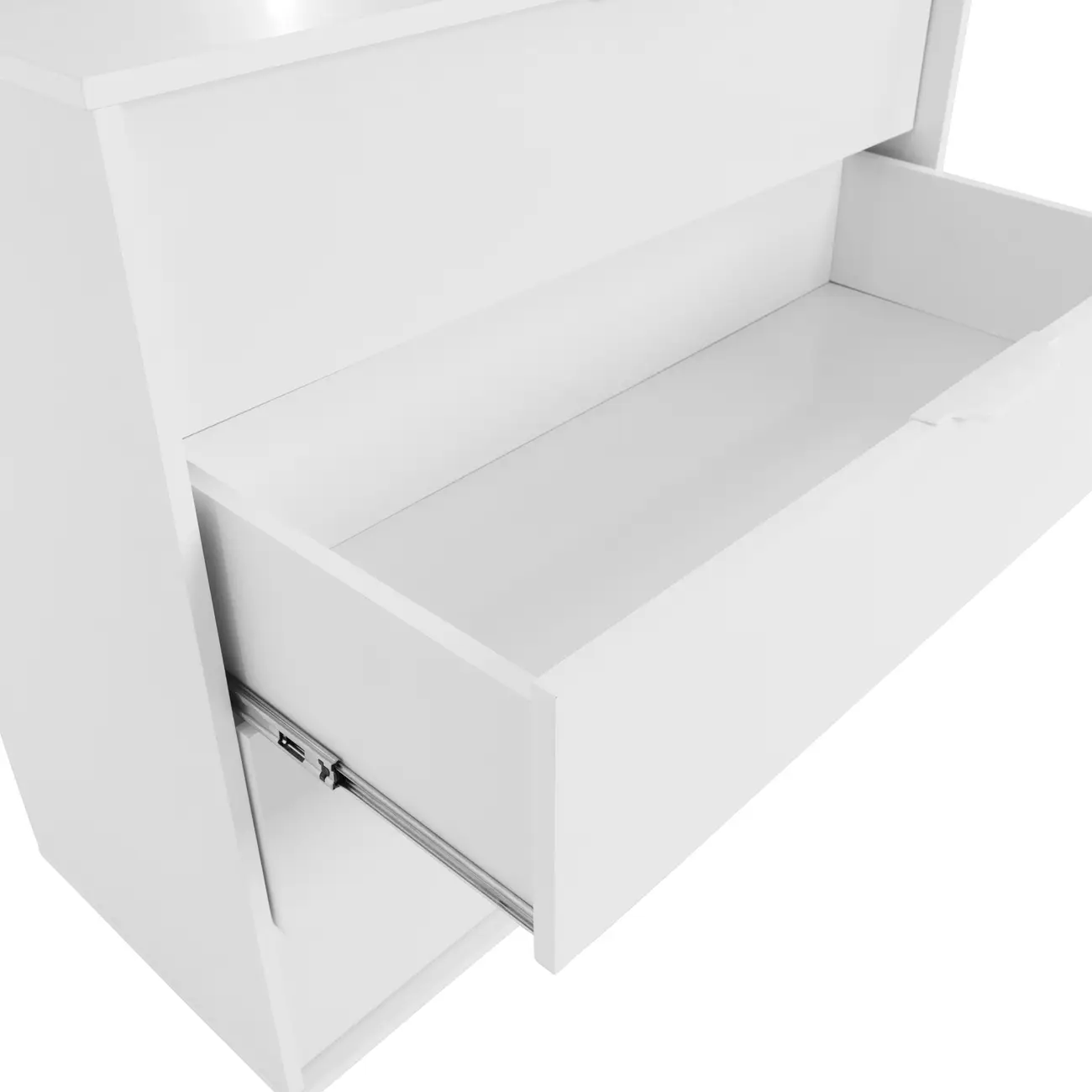 CÔMODA 4 GAVETAS 84 CM X 40 CM NORAH - BRANCO - Foto 6