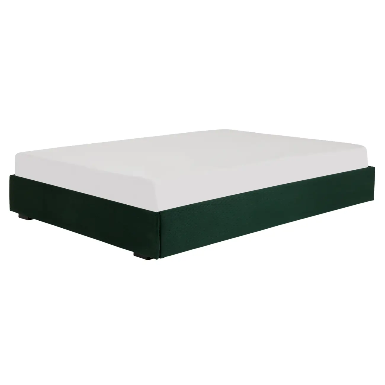CAMA DE CASAL 1,38 M SOX - VELVET COTELÊ MALAQUITA - Foto 1