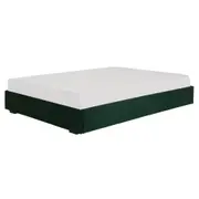 CAMA DE CASAL 1,38 M SOX - VELVET COTELÊ MALAQUITA - Foto 1