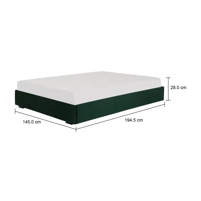 CAMA DE CASAL 1,38 M SOX - VELVET COTELÊ MALAQUITA - Foto 5