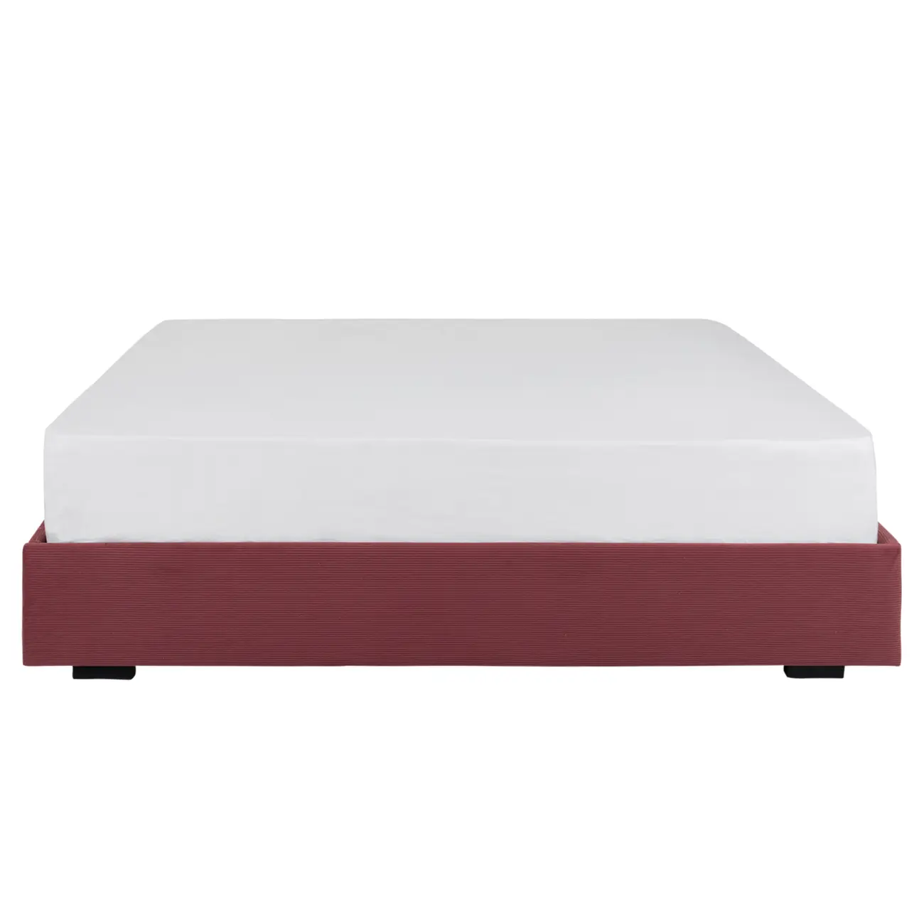 CAMA QUEEN 1,58 M SOX - VELVET COTELÊ RODONITA - Foto 2