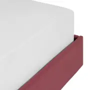 CAMA QUEEN 1,58 M SOX - VELVET COTELÊ RODONITA - Foto 4