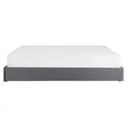 CAMA QUEEN 1,58 M SOX - VELVET COTELÊ CINZA - Foto 3