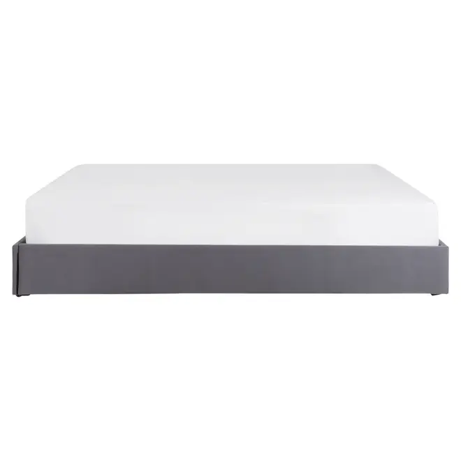 CAMA QUEEN 1,58 M SOX - VELVET COTELÊ CINZA - Foto 3