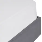 CAMA QUEEN 1,58 M SOX - VELVET COTELÊ CINZA - Foto 5