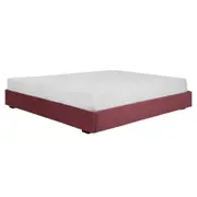CAMA KING 1,93 M SOX - VELVET COTELÊ RODONITA - Foto 1