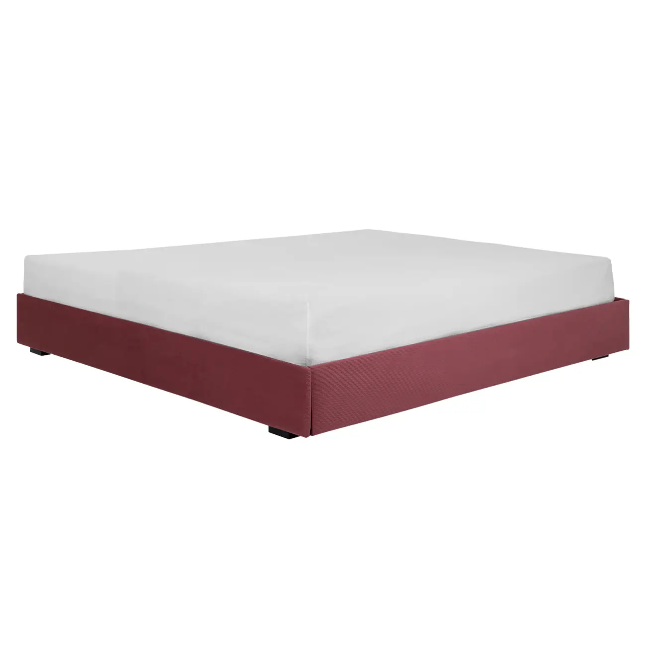 CAMA KING 1,93 M SOX - VELVET COTELÊ RODONITA - Foto 1