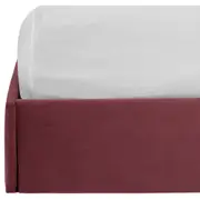 CAMA KING 1,93 M SOX - VELVET COTELÊ RODONITA - Foto 4