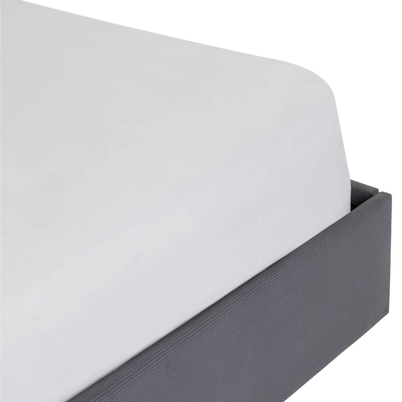 CAMA KING 1,93 M SOX - VELVET COTELÊ CINZA - Foto 2