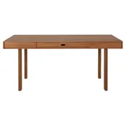 MESA DE JANTAR 1 GAVETA 1,70 M X 85 CM PILOTIS - NOZES - Foto 1