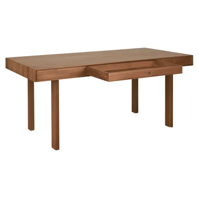 MESA DE JANTAR 1 GAVETA 1,70 M X 85 CM PILOTIS - NOZES - Foto 5