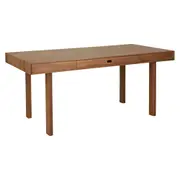 MESA DE JANTAR 1 GAVETA 1,70 M X 85 CM PILOTIS - NOZES - Foto 6