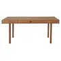 MESA DE JANTAR 1 GAVETA 1,70 M X 85 CM PILOTIS - NOZES - Foto 7