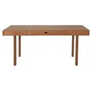 MESA DE JANTAR 1 GAVETA 1,70 M X 85 CM PILOTIS - NOZES - Foto 7