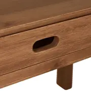 MESA DE JANTAR 1 GAVETA 1,70 M X 85 CM PILOTIS - NOZES - Foto 9