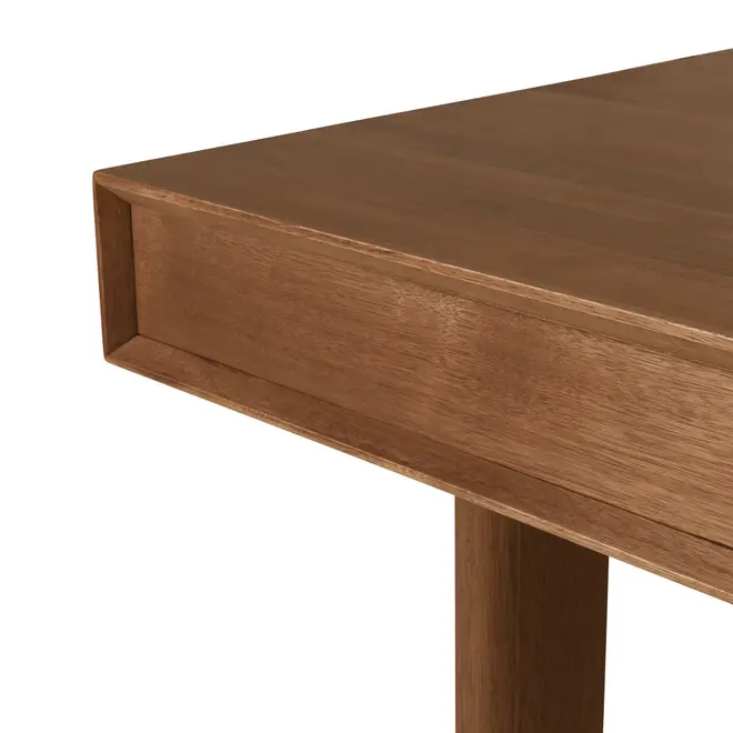 MESA DE JANTAR 1 GAVETA 1,70 M X 85 CM PILOTIS - NOZES - Foto 11