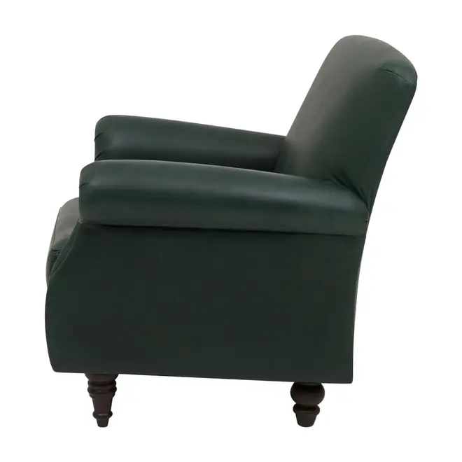 POLTRONA BERJOU - COURO ENGLISH GREEN - Foto 3