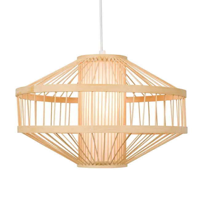LUMINÁRIA DE TETO ESFERA FIBER - NATURAL/BRANCO - Foto 4