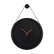 RELÓGIO DE PAREDE 40 CM PELICANO - PRETO/PRETO - Foto 1