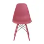 CONJUNTO COM 2 CADEIRAS EASY COLOR - RODONITA/RODONITA - Foto 3