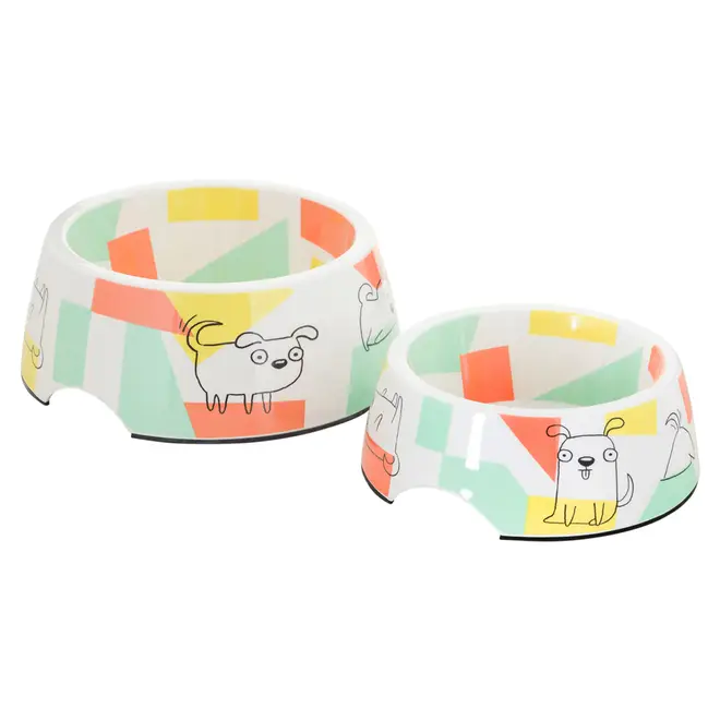 COMEDOURO PARA PET 15 CM BALOO - CORES CALEIDOCOLOR/INOX - Foto 8