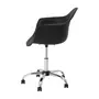 CADEIRA HOME OFFICE COM BRAÇOS EASY - CROMADO/PRETO - Foto 3