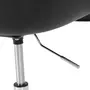 CADEIRA HOME OFFICE COM BRAÇOS EASY - CROMADO/PRETO - Foto 6