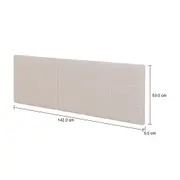 CABECEIRA DE CASAL RESTING - CREAM - Foto 4