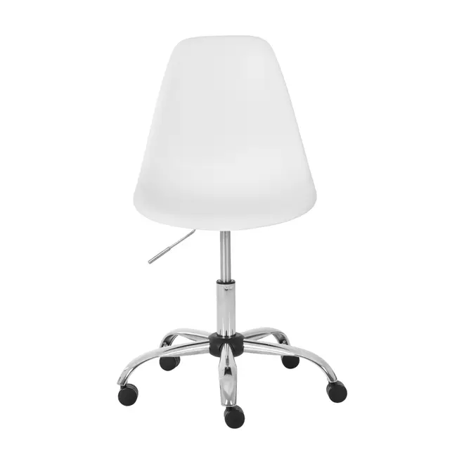 CADEIRA HOME OFFICE EASY - CROMADO/BRANCO - Foto 2
