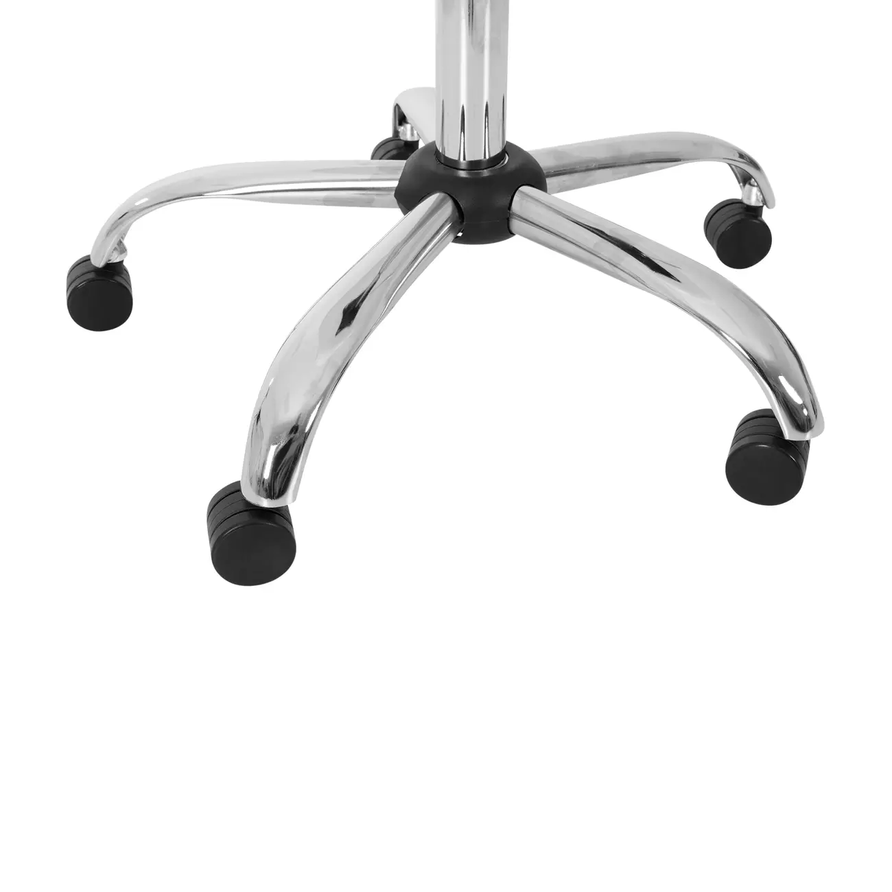 CADEIRA HOME OFFICE EASY - CROMADO/BRANCO - Foto 6