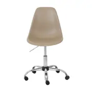 CADEIRA HOME OFFICE EASY - CROMADO/BEGE - Foto 2