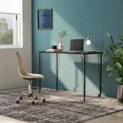 CADEIRA HOME OFFICE EASY - CROMADO/BEGE - Foto 8