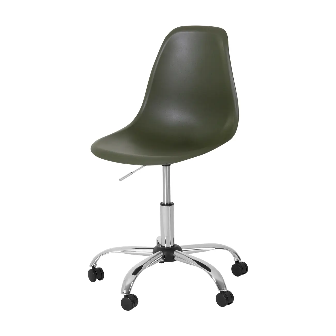 CADEIRA HOME OFFICE EASY - CROMADO/MUSGO - Foto 1