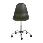 CADEIRA HOME OFFICE EASY - CROMADO/MUSGO - Foto 2