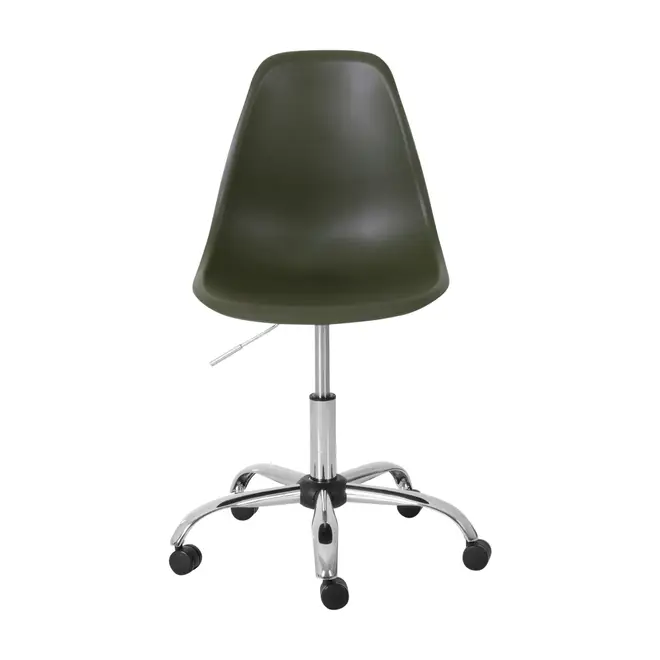 CADEIRA HOME OFFICE EASY - CROMADO/MUSGO - Foto 2