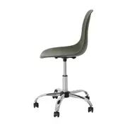 CADEIRA HOME OFFICE EASY - CROMADO/MUSGO - Foto 3