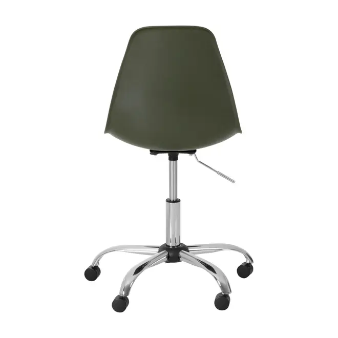 CADEIRA HOME OFFICE EASY - CROMADO/MUSGO - Foto 4