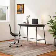 CADEIRA HOME OFFICE EASY - CROMADO/MUSGO - Foto 8