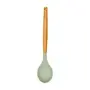 COLHER 32 CM SILIBOO - SÁLVIA/NATURAL - Foto 1