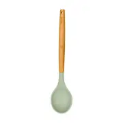 COLHER 32 CM SILIBOO - SÁLVIA/NATURAL - Foto 1