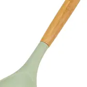 COLHER 32 CM SILIBOO - SÁLVIA/NATURAL - Foto 4