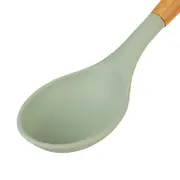 COLHER 32 CM SILIBOO - SÁLVIA/NATURAL - Foto 5