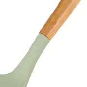 ESPÁTULA VAZADA 32 CM SILIBOO - SÁLVIA/NATURAL - Foto 4